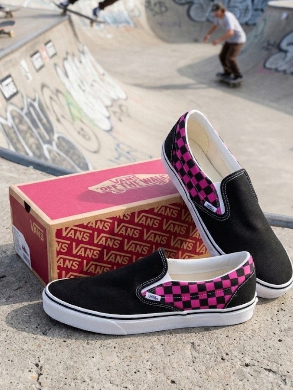 Vans Pop Check Slip-on Sneaker